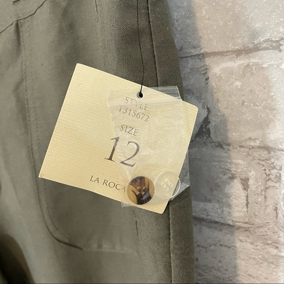 Sandro Linen Blend Cropped Pants - Picture 3 of 5